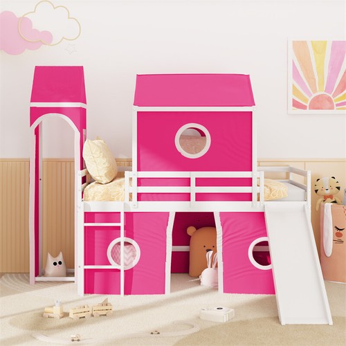 Kids house bunk bed with - house,